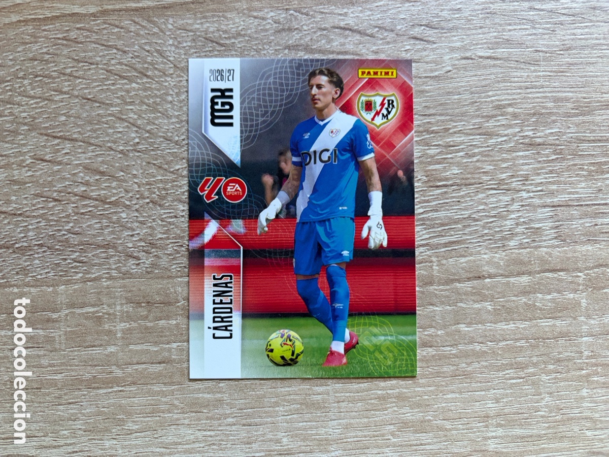 Football Stickers: 291 CARDENAS MEGACRACKS MGK 2026 2027 26 27 RAYO VALLECANO