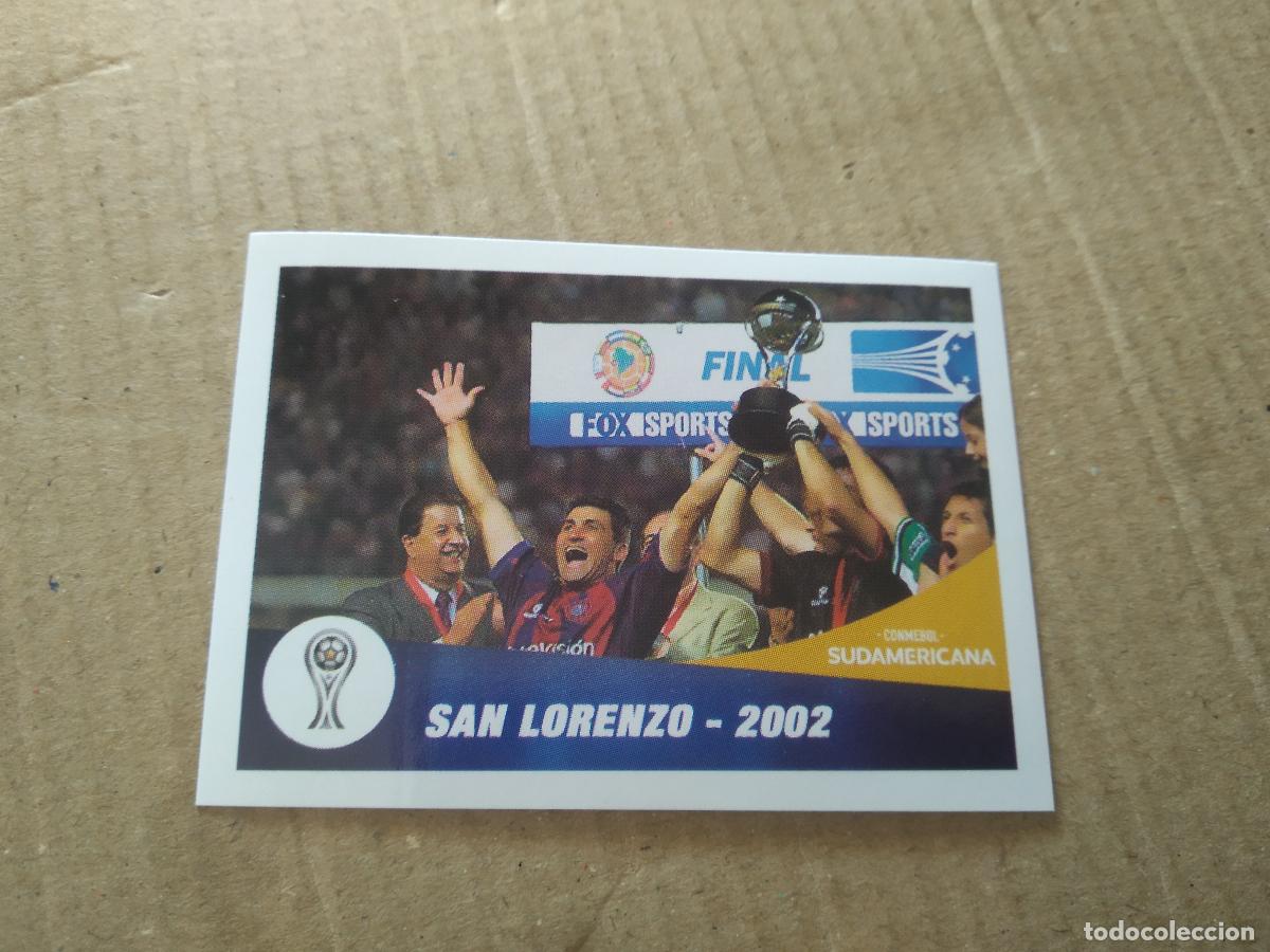 Football Stickers: 308 EQUIPO PLANTILLA SAN LORENZO 2002 CROMO FUTBOL CONMEBOL SUDAMERICANA LA GRAN CONQUISTA