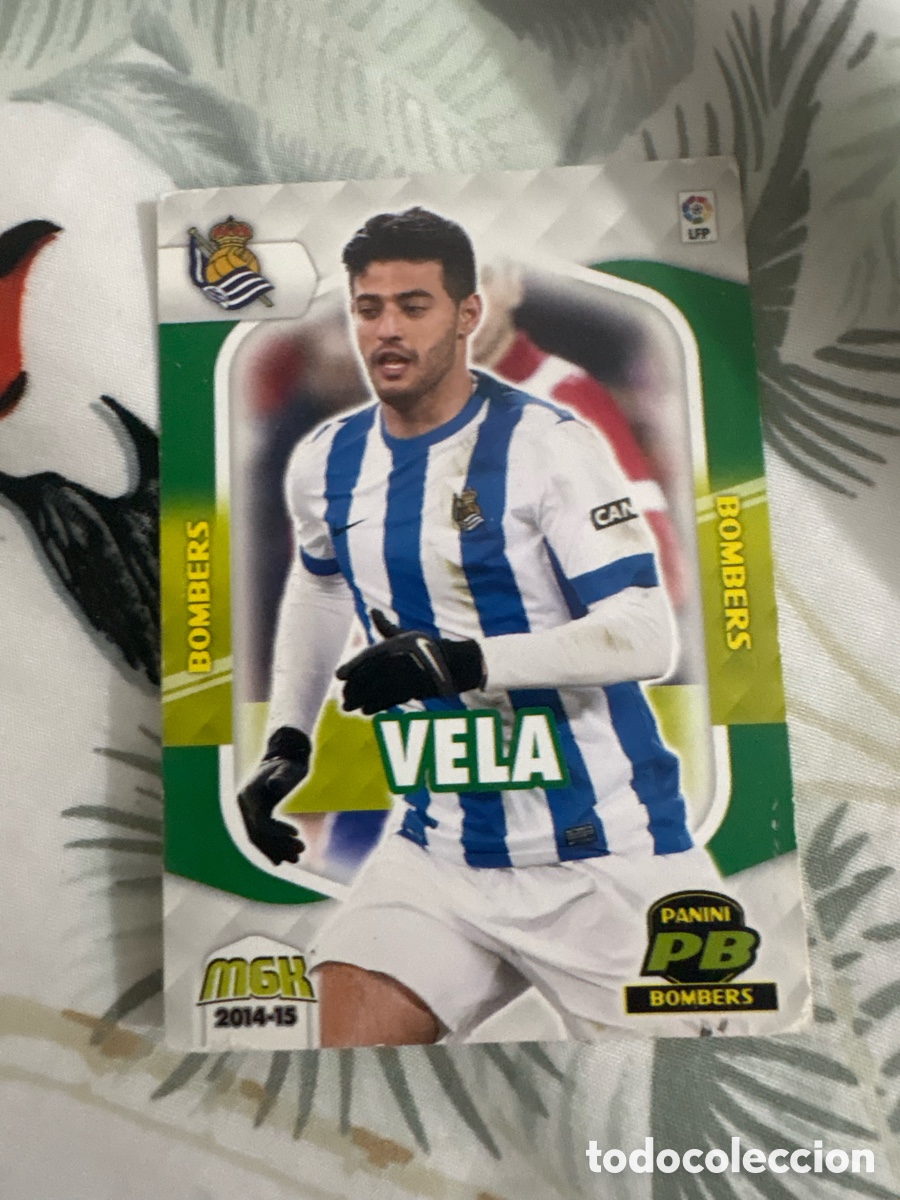 Football Stickers: Vela Panini Bombers N&ordm; 422 Real Sociedad La Liga BBVA Megacracks 2014/2015 Panini 14 15
