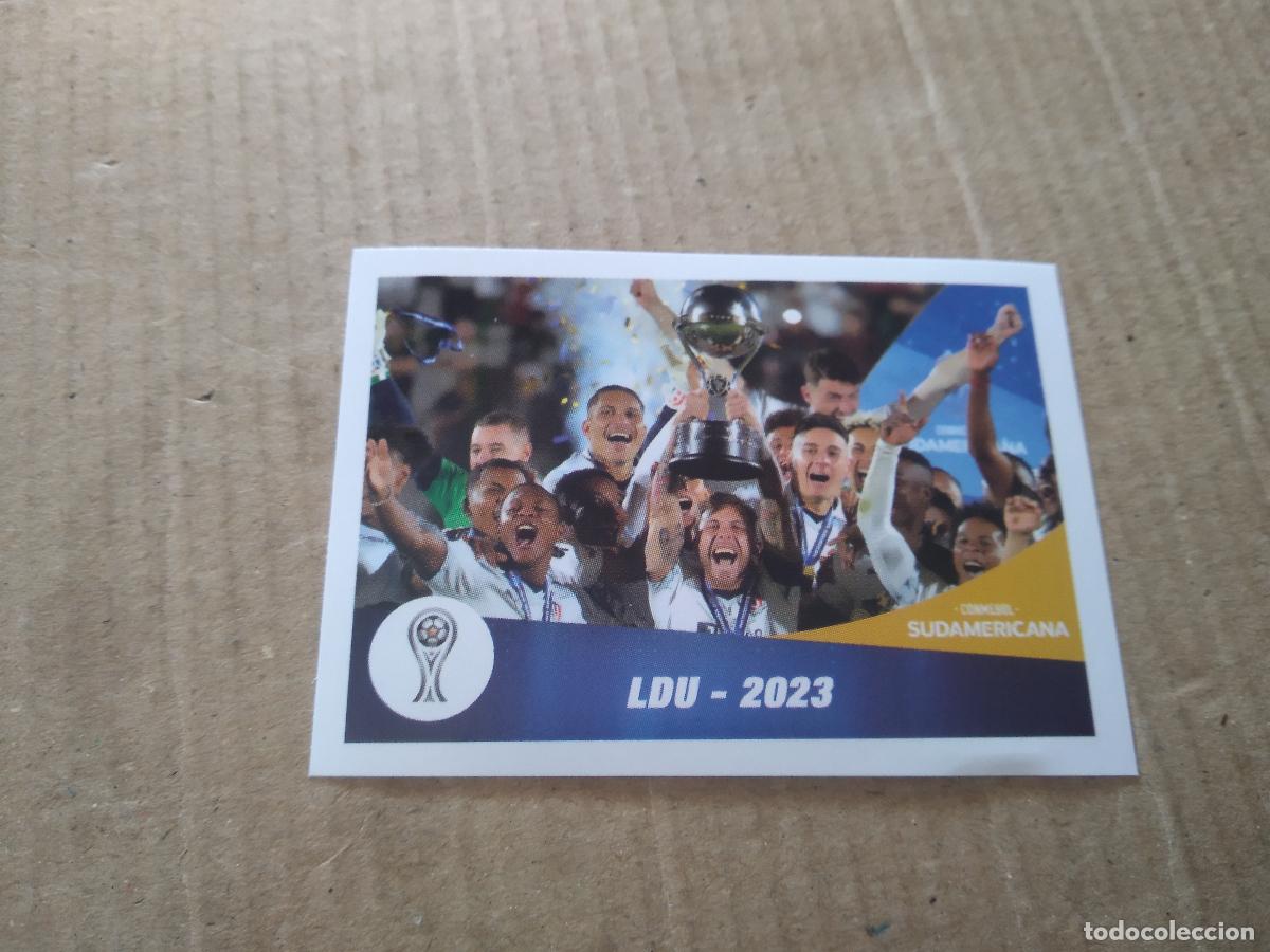 Cromos de f&uacute;tbol: 328 EQUIPO LDU 2023 CROMO FUTBOL CONMEBOL SUDAMERICANA LA GRAN CONQUISTA