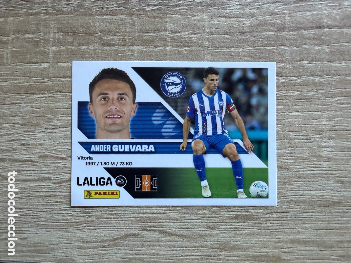 Cromos de f&uacute;tbol: 13 GUEVARA LIGA ESTE EDICIONES ESTE 2026 2027 26 27 ALAV&Eacute;S
