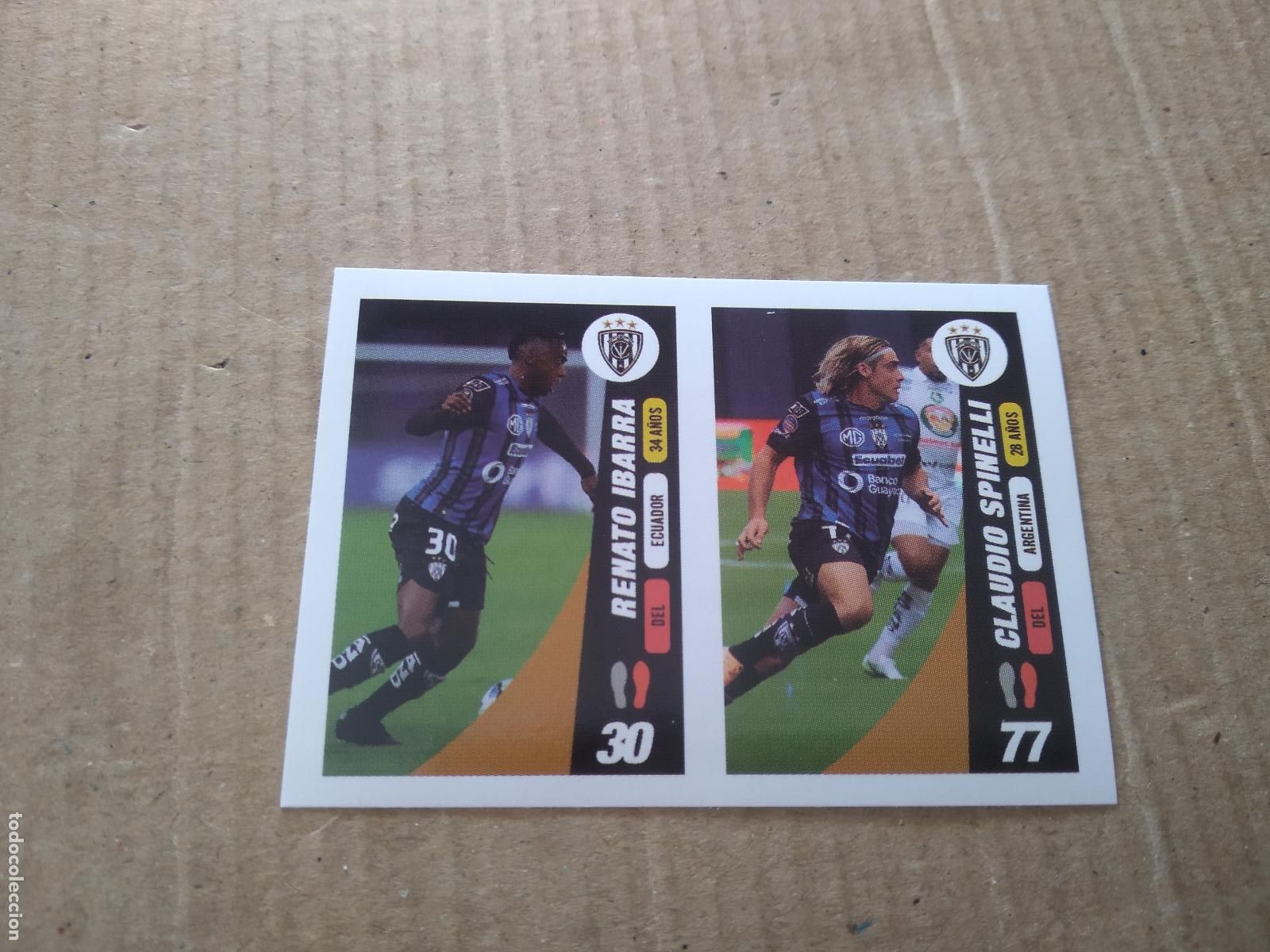 Cromos de f&uacute;tbol: 343 RENATO IBARRA CLAUDIO SPINELLI CROMO FUTBOL CONMEBOL SUDAMERICANA LA GRAN CONQUISTA