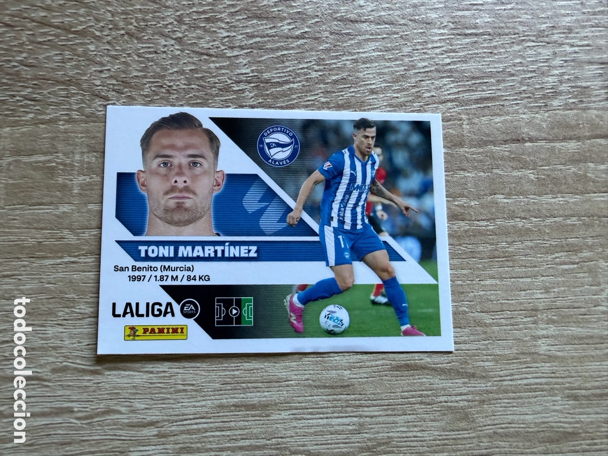Cromos de f&uacute;tbol: 19 TONI MART&Iacute;NEZ LIGA ESTE EDICIONES ESTE 2026 2027 26 27 ALAV&Eacute;S