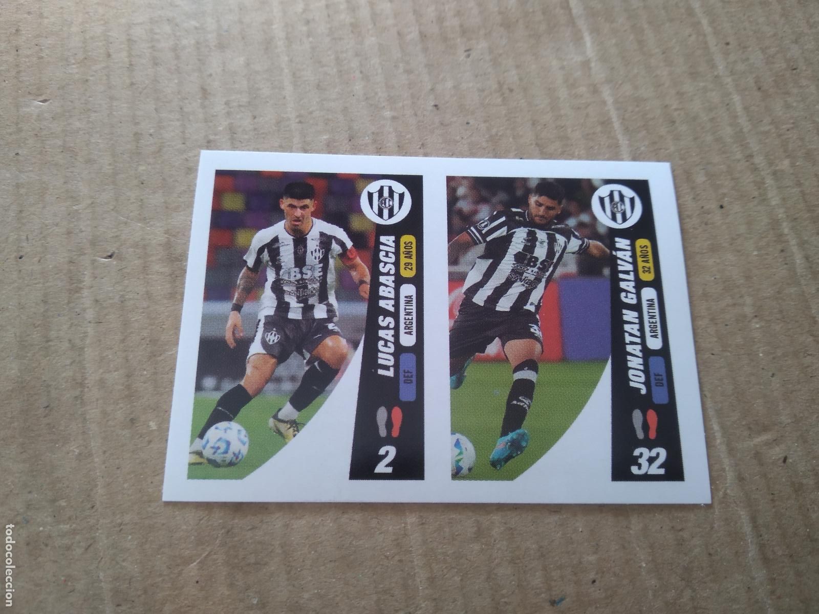 Cromos de f&uacute;tbol: 346 LUCAS ABASCIA JONATAN GALVAN CROMO FUTBOL CONMEBOL SUDAMERICANA LA GRAN CONQUISTA