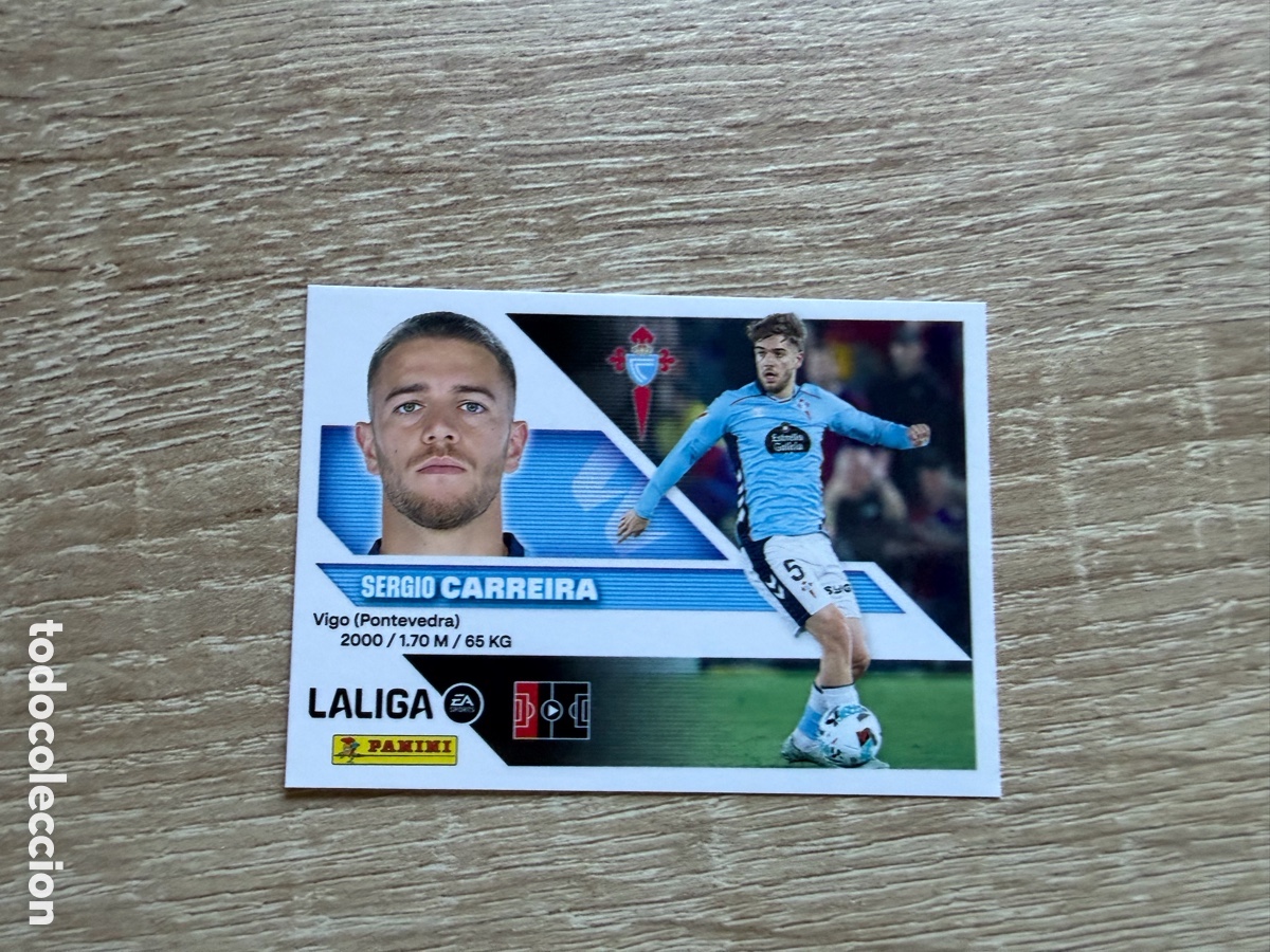 Cromos de f&uacute;tbol: 10 CARREIRA LIGA ESTE EDICIONES ESTE 2026 2027 26 27 CELTA DE VIGO
