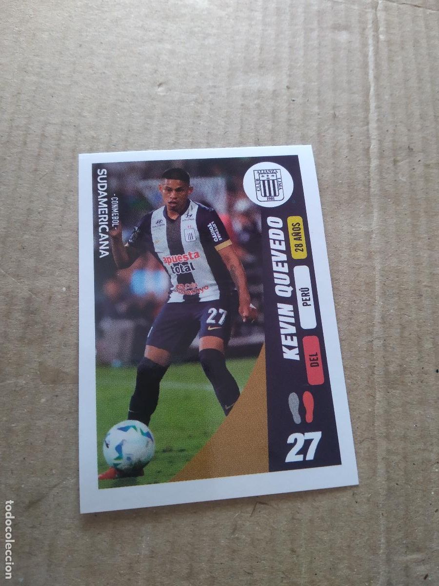 Cromos de f&uacute;tbol: 364 KEVIN QUEVEDO ALIANZA LIMA CROMO FUTBOL CONMEBOL SUDAMERICANA LA GRAN CONQUISTA