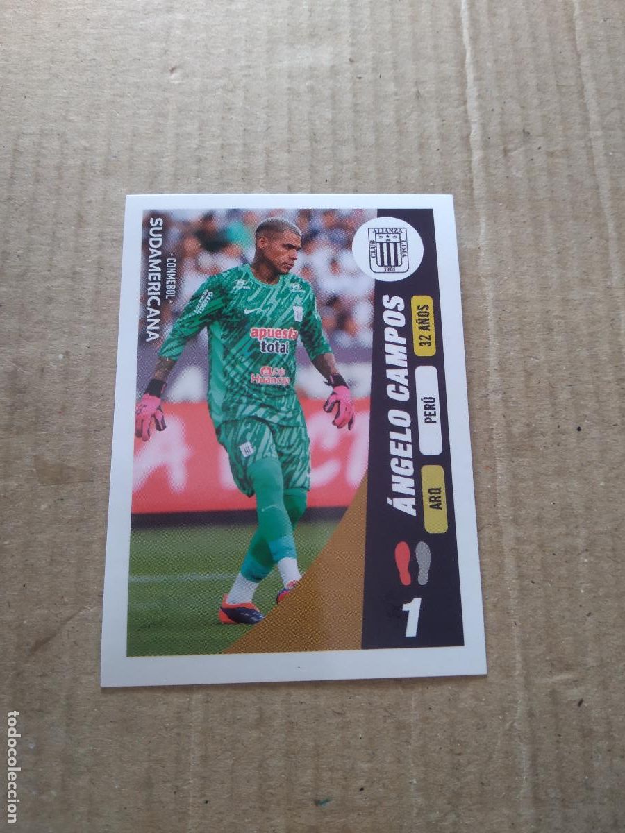 Cromos de f&uacute;tbol: 365 ANGELO CAMPOS ALIANZA LIMA CROMO FUTBOL CONMEBOL SUDAMERICANA LA GRAN CONQUISTA