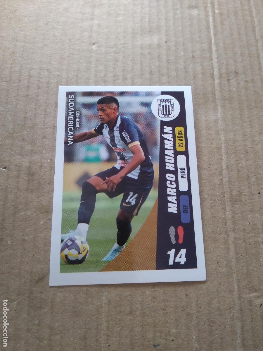 Cromos de f&uacute;tbol: 366 MARCO HUAMAN ALIANZA LIMA CROMO FUTBOL CONMEBOL SUDAMERICANA LA GRAN CONQUISTA