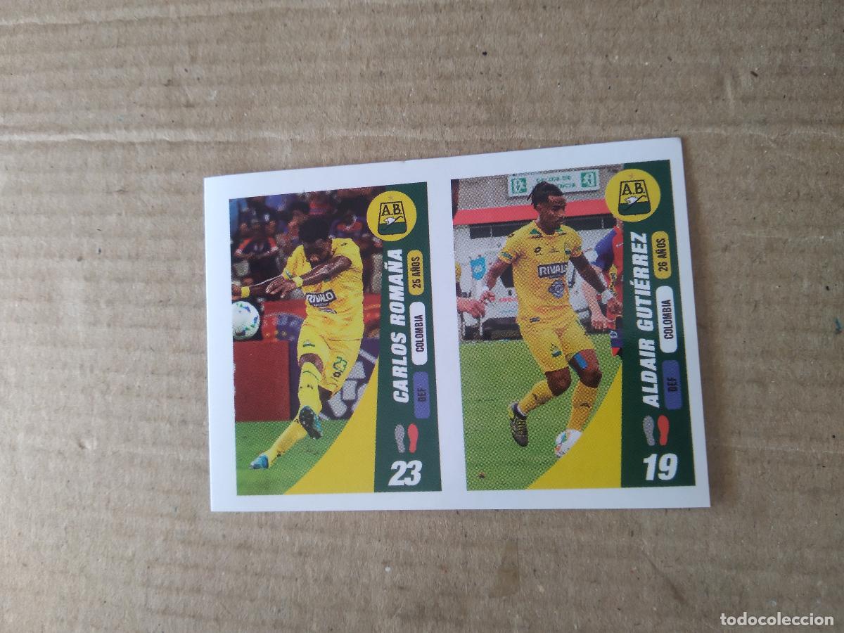 Cromos de f&uacute;tbol: 371 CARLOS ROMA&Ntilde;A ALDAIR GUTIERREZ CROMO FUTBOL CONMEBOL SUDAMERICANA LA GRAN CONQUISTA