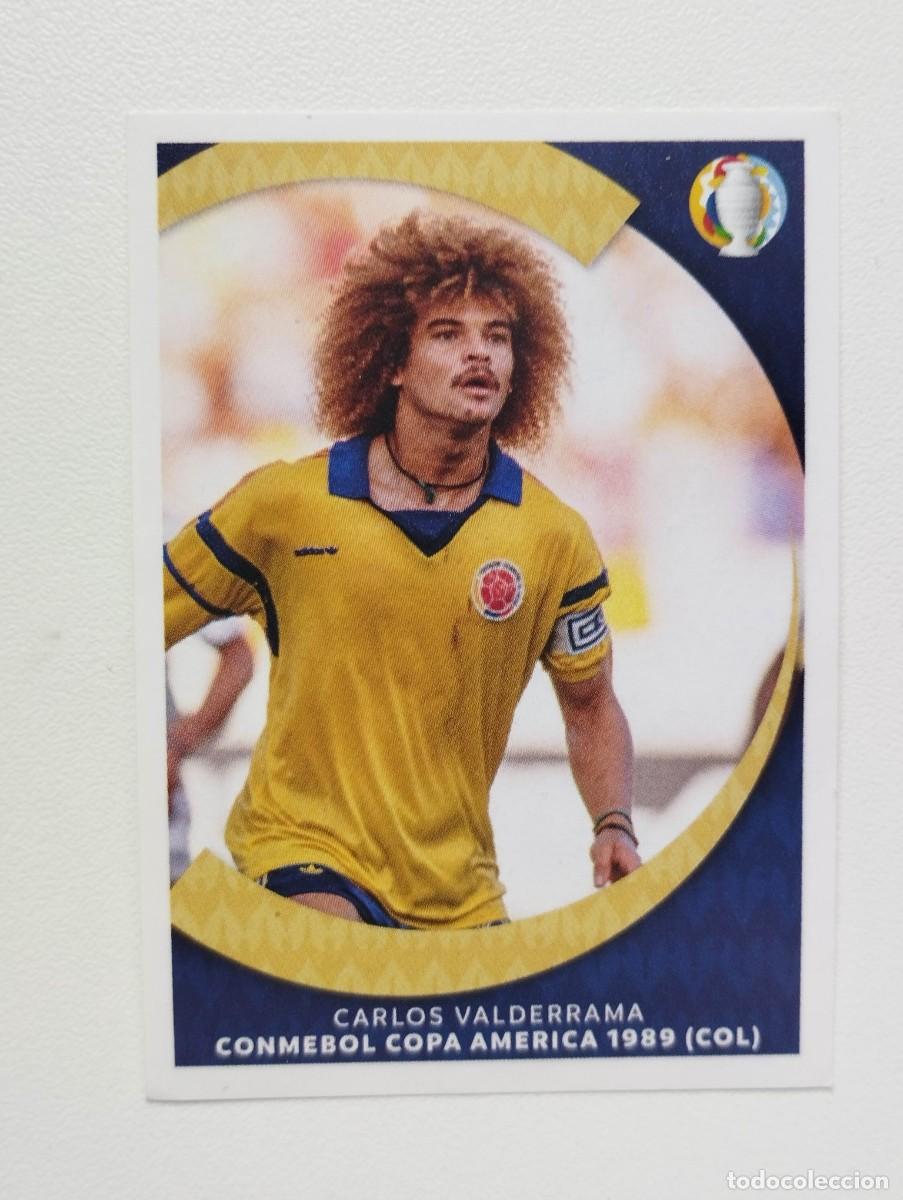 Cromos de f&uacute;tbol: CROMO COPA AMERICA ARGENTINA COLOMBIA 2021 PANINI BRASIL- LEYENDAS LE05 LE 05 VALDERRAMA COLOMBIA