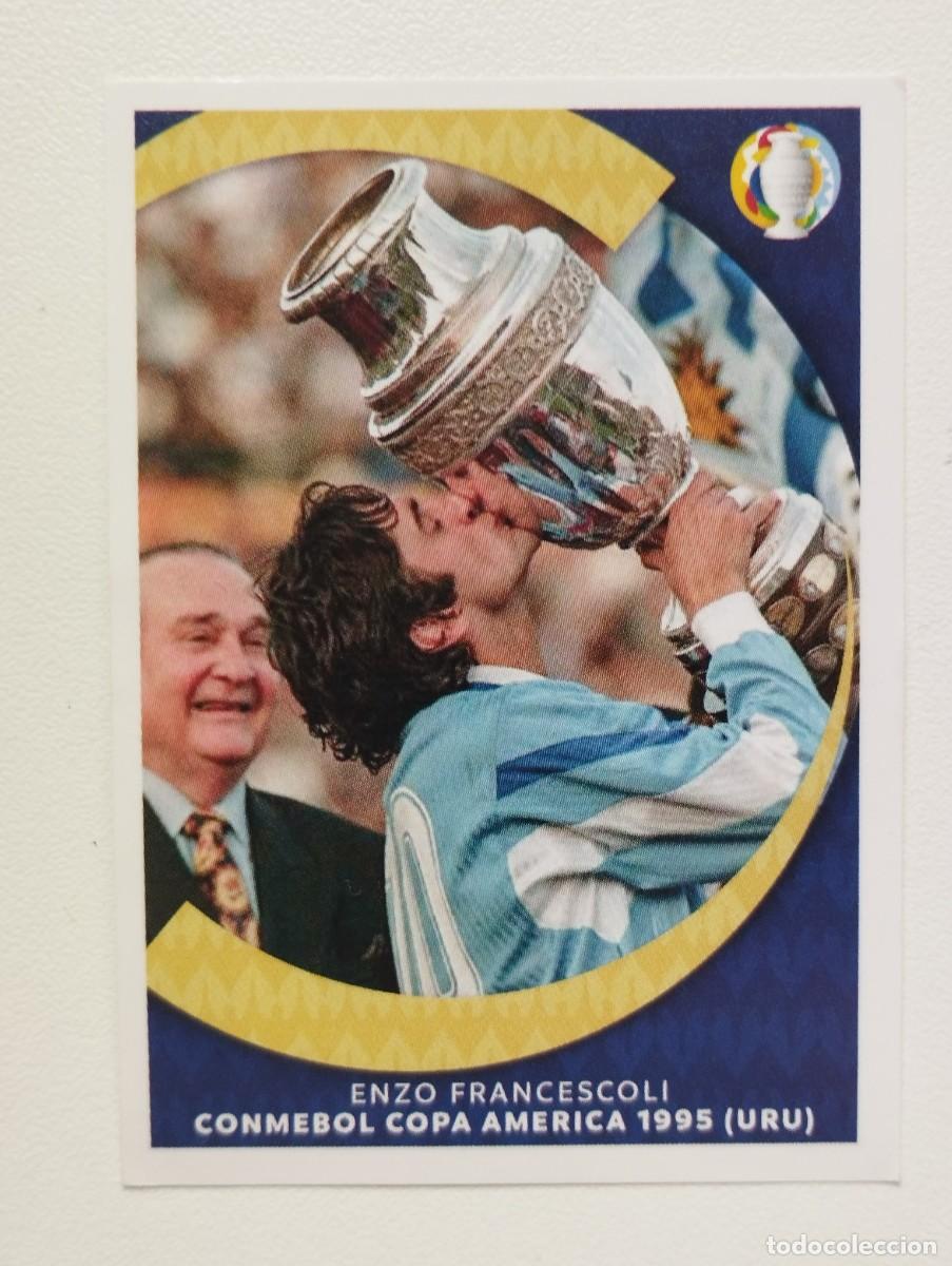 Cromos de f&uacute;tbol: CROMO COPA AMERICA ARGENTINA COLOMBIA 2021 PANINI BRASIL- LEYENDAS LE09 LE 09 FRANCESCOLI URUGUAY