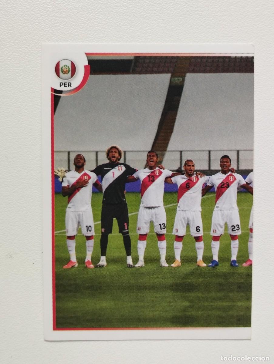 Cromos de f&uacute;tbol: CROMO COPA AMERICA ARGENTINA COLOMBIA 2021 PANINI BRASIL- PERU ALINEACION PER02 PER 02
