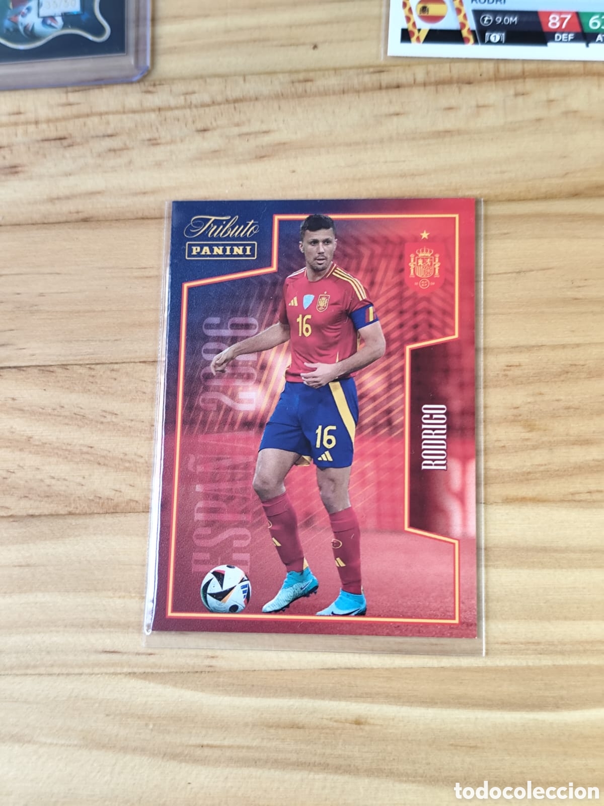 Cromos de f&uacute;tbol: Pack cartas varias de Rodri - Foto 4