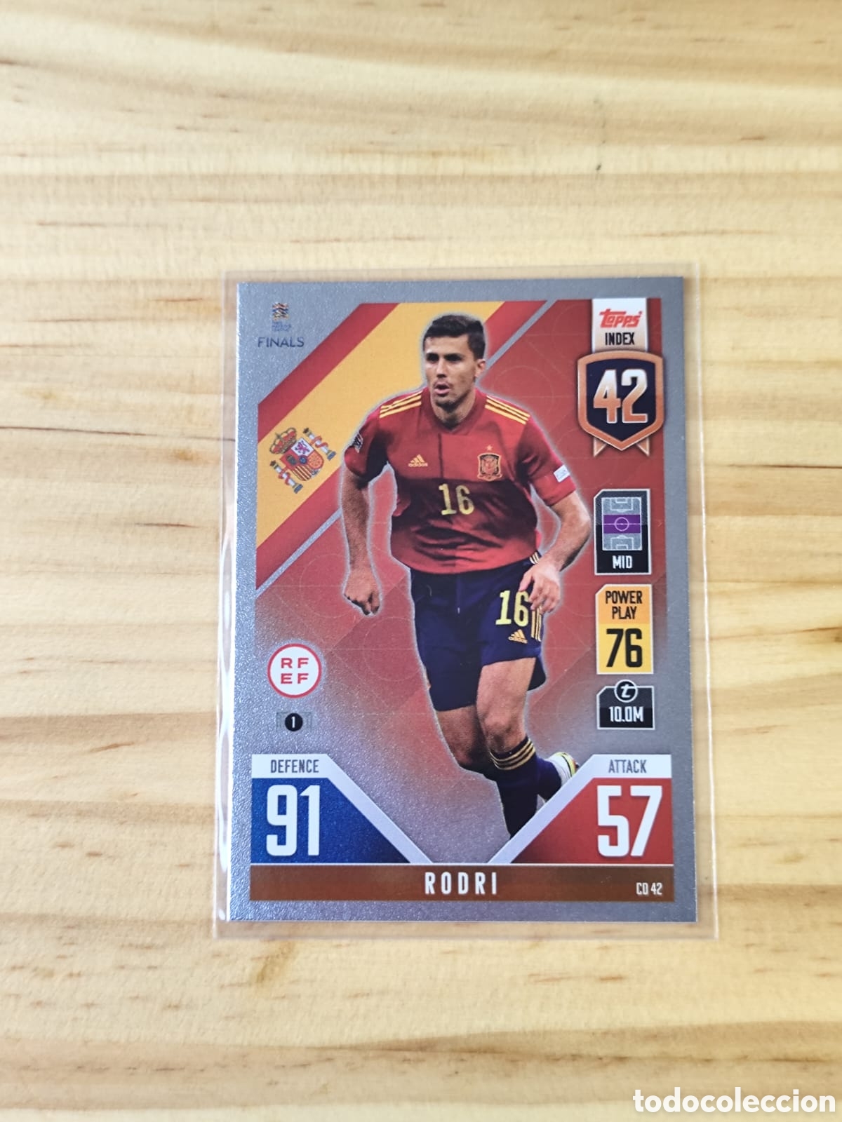 Cromos de f&uacute;tbol: Pack cartas varias de Rodri - Foto 6