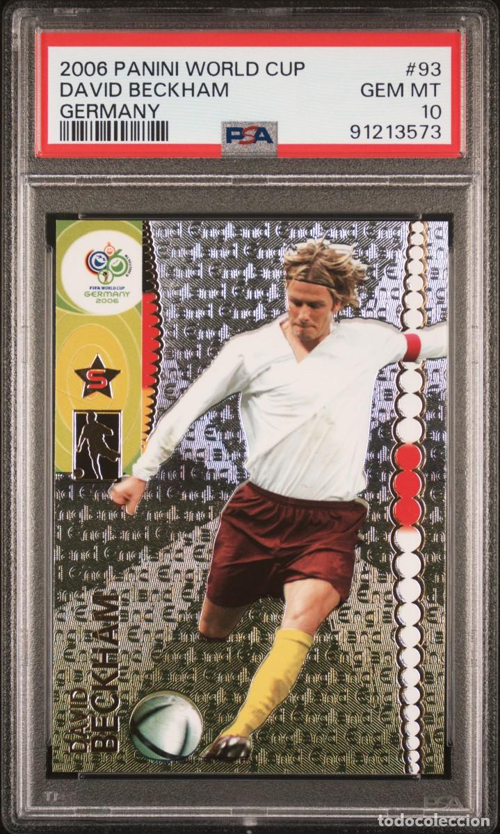 David Beckham #93 Inglaterra Panini Fifa World Cup Germany 2006 PSA 10