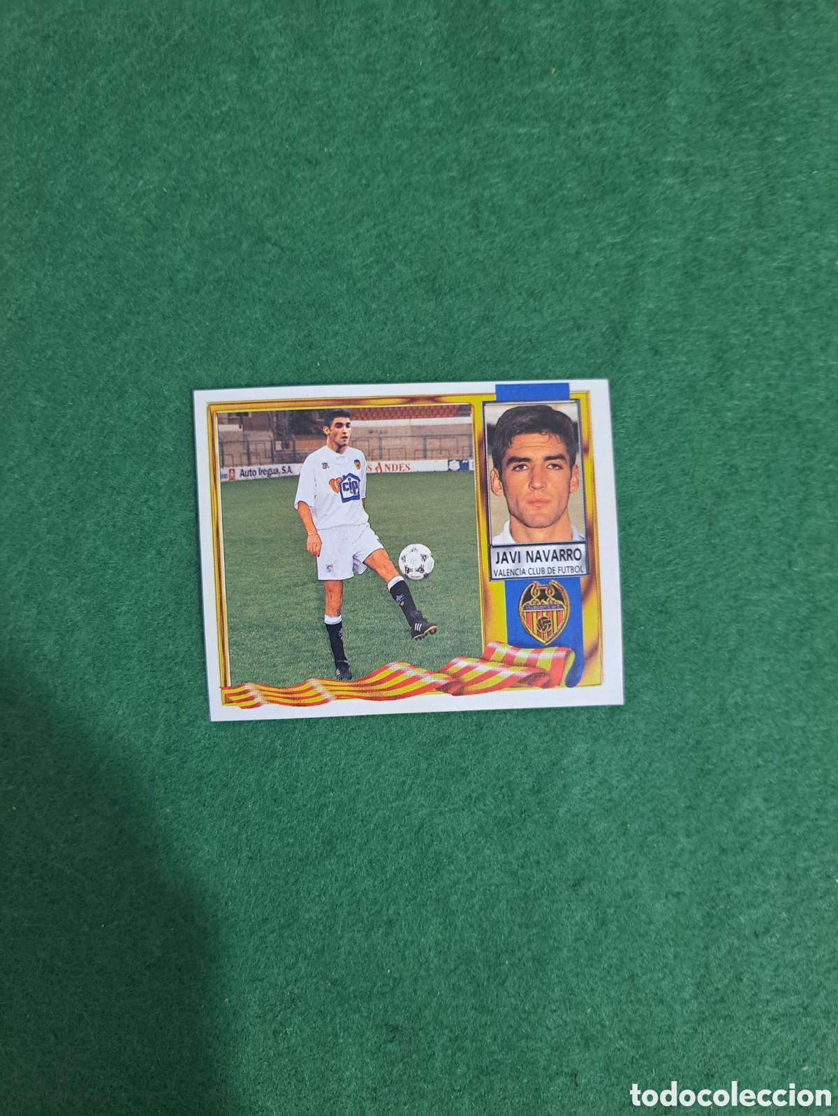 Cromos de f&uacute;tbol: Javi Navarro Liga Este 95-96