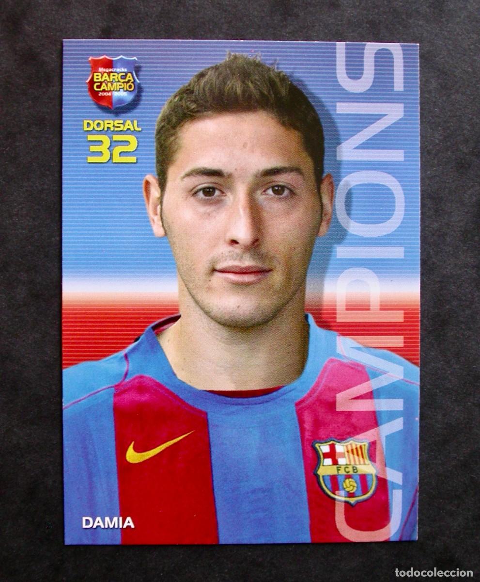 Cromos de f&uacute;tbol: 36 DAMI&Agrave; / FC BARCELONA / MEGACRACKS BAR&Ccedil;A CAMPI&Oacute; 2004-2005 04-05 / PANINI