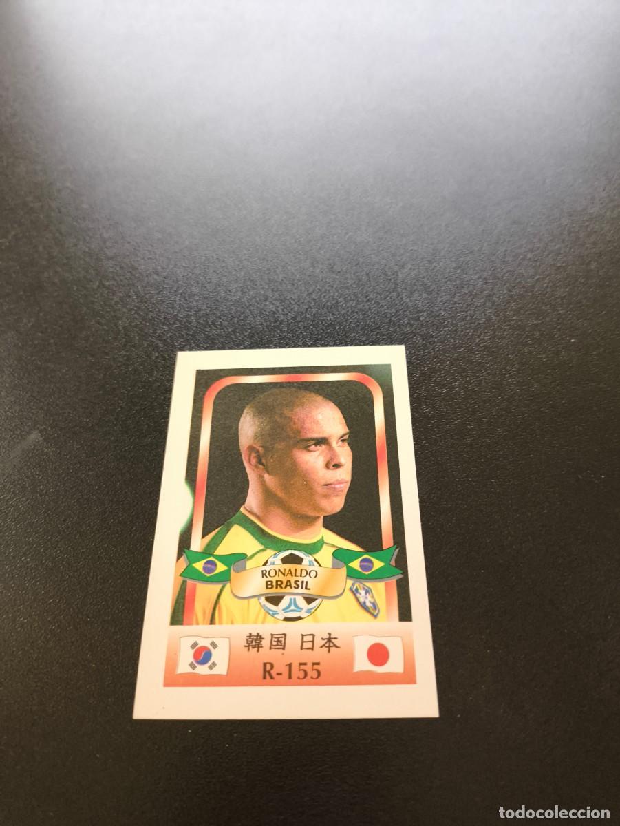 Fu&szlig;ball-Sticker: 155 Ronaldo BARCELONA BRASIL MUNDIAL WORLD CUP REYAUCA KOREA JAPAN JAPON 2002 NO PANINI LIGA