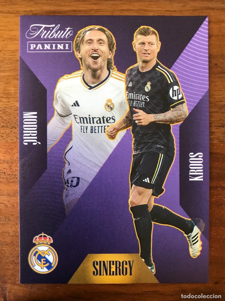 Cromos de f&uacute;tbol: MODRIC KROOS - SINERGY - PANINI TRIBUTO REAL MADRID 2023 2024 23 24