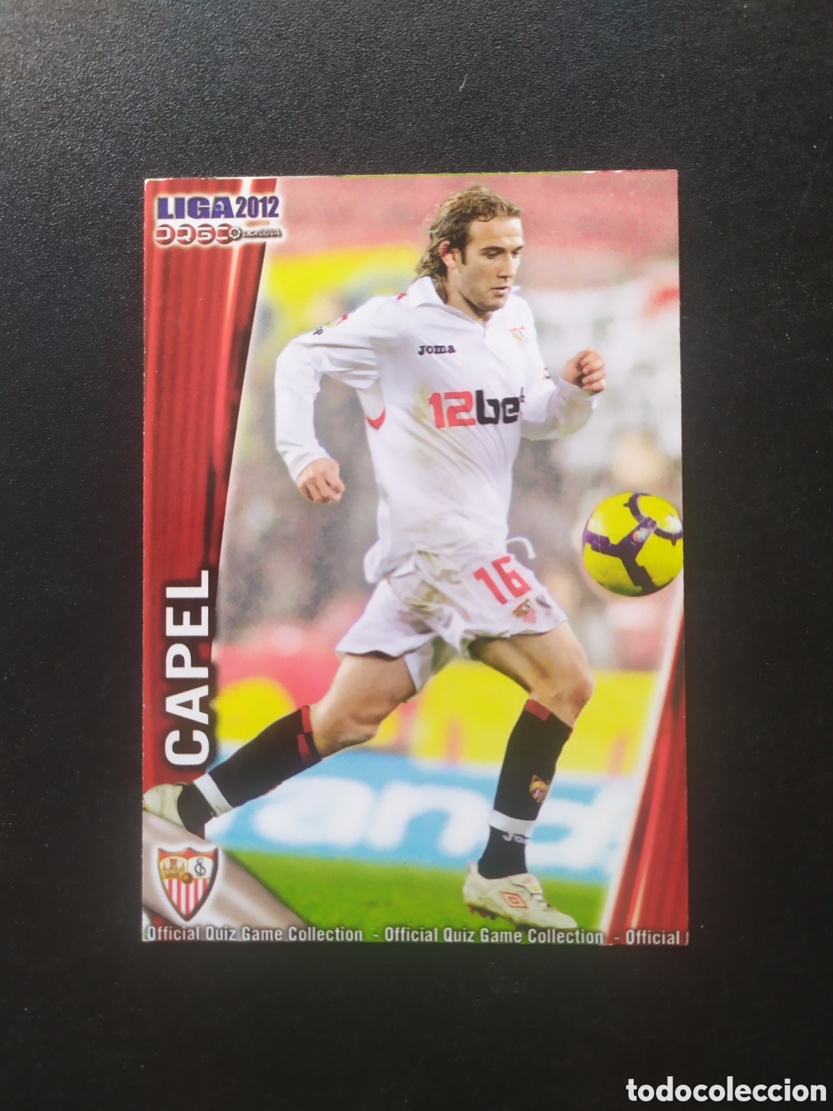 Figurine di Calcio: Mundicromo fichas Liga 2011 2012 11 12 Capel n&deg; 127 Sevilla