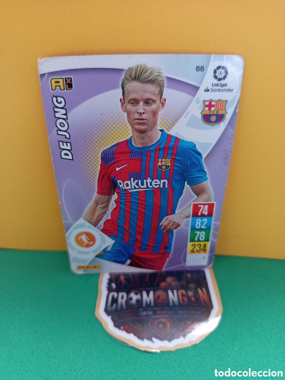 Cromos de f&uacute;tbol: ❇️ CROMO ⚽ CARD DE JONG BARCELONA 66 LIGA SANTANDER 21 22 2021 2022 ADRENALYN ❇️