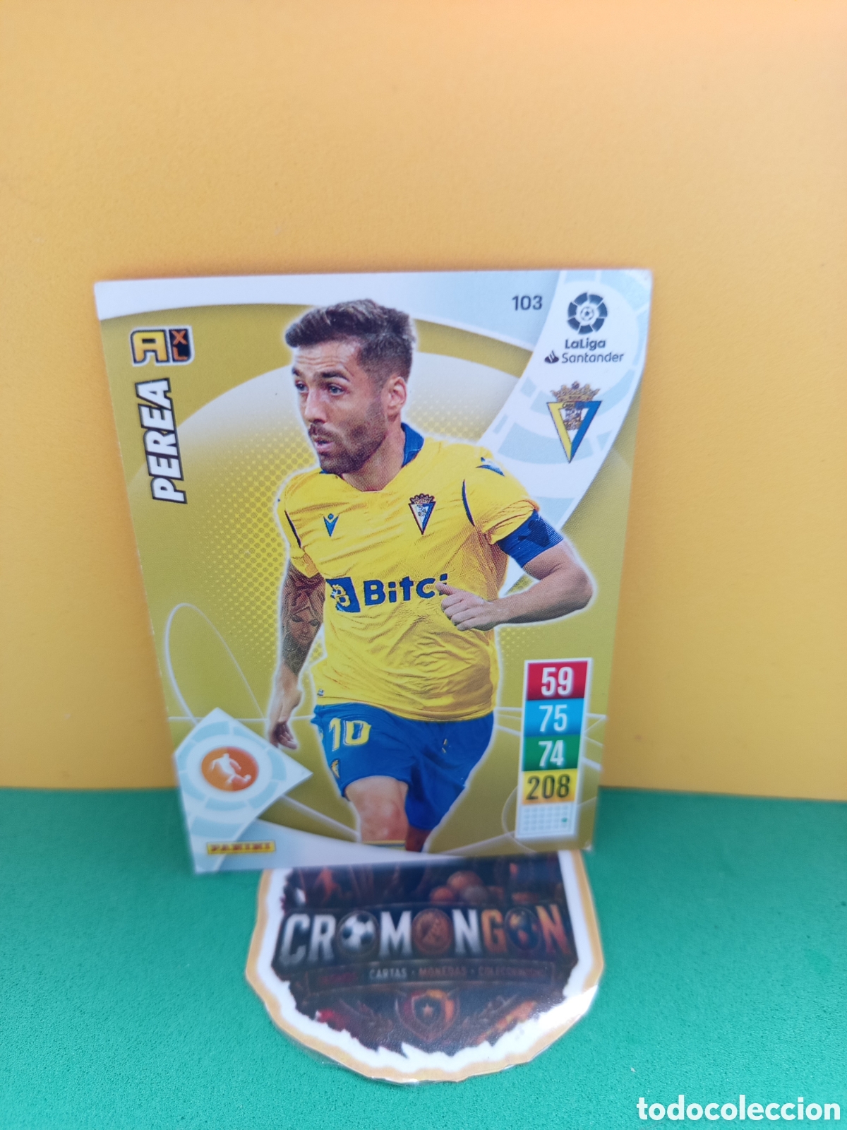 Football Stickers: ❇️ CROMO ⚽ PEREA C&Aacute;DIZ 103 LIGA SANTANDER 21 22 2021 2022 ADRENALYN ❇️