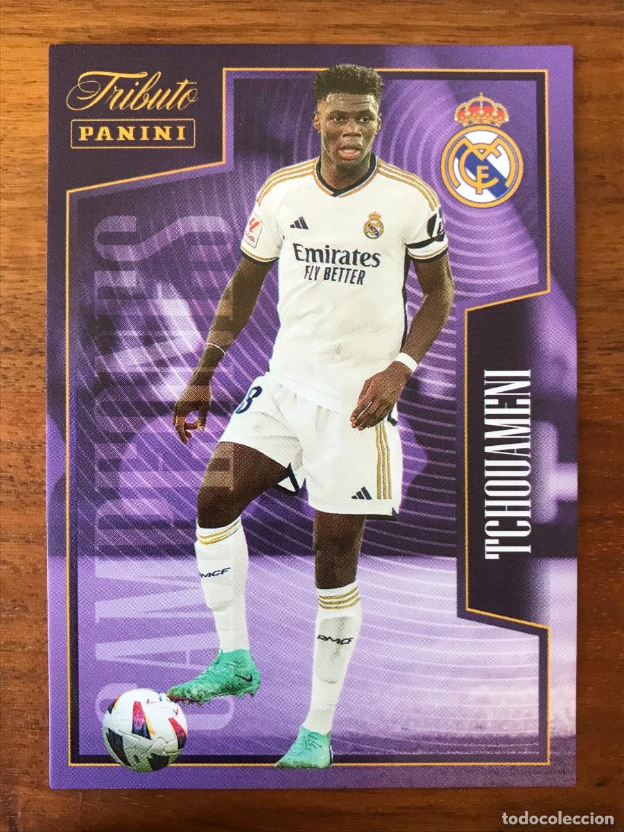 Cromos de f&uacute;tbol: TCHOUAMENI - 21 - PANINI TRIBUTO REAL MADRID 2023 2024 23 24