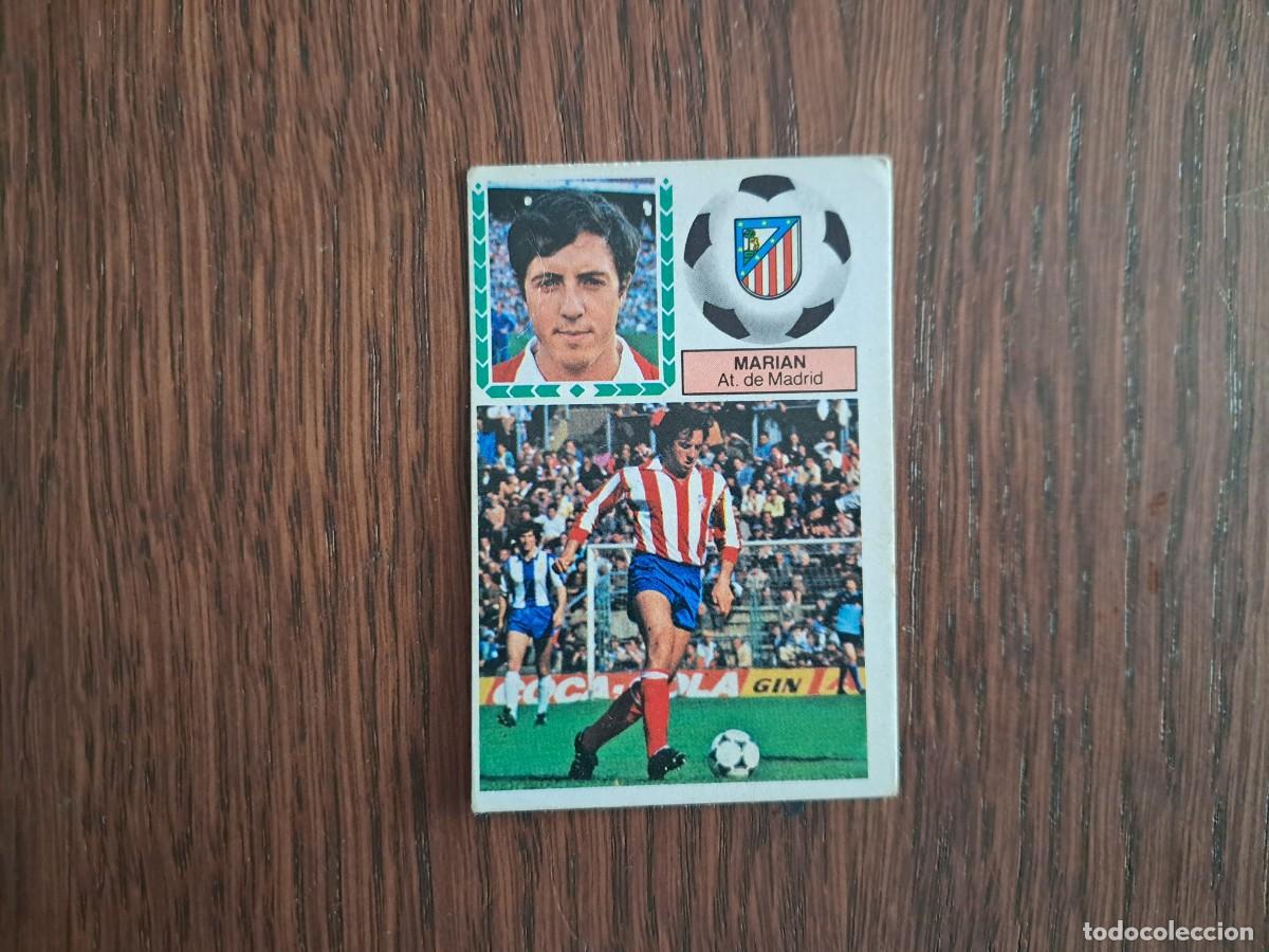 Football Stickers: cromo de futbol, edic. Este 83-84, Marian, Atl&eacute;tico de Madrid. sin pegar.