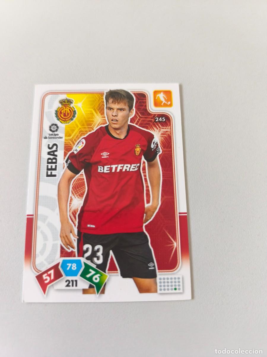 Cromos de f&uacute;tbol: ADRENALYN XL 2019 2020 19 20 FEBAS MALLORCA 245 H4
