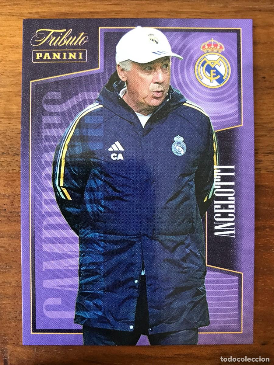 Figurine di Calcio: ANCELOTTI - 3 - PANINI TRIBUTO REAL MADRID 2023 2024 23 24