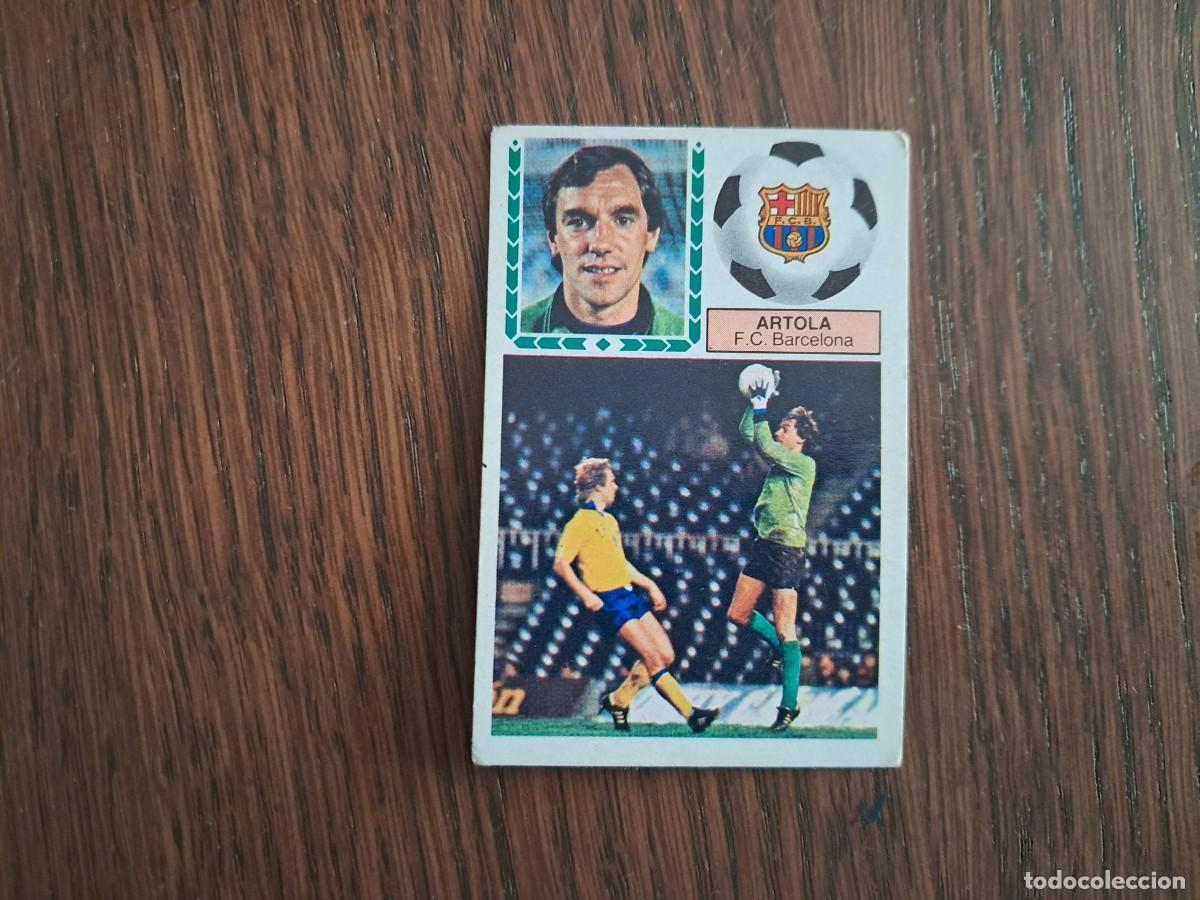 Football Stickers: cromo de futbol, edic. Este 83-84, Artola, F.C. Barcelona. sin pegar.