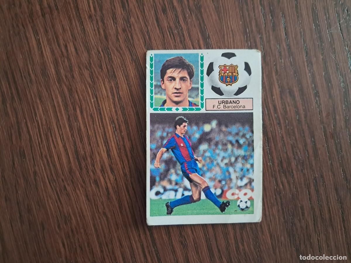 Football Stickers: cromo de futbol, edic. Este 83-84, Urbano, F.C. Barcelona. sin pegar.
