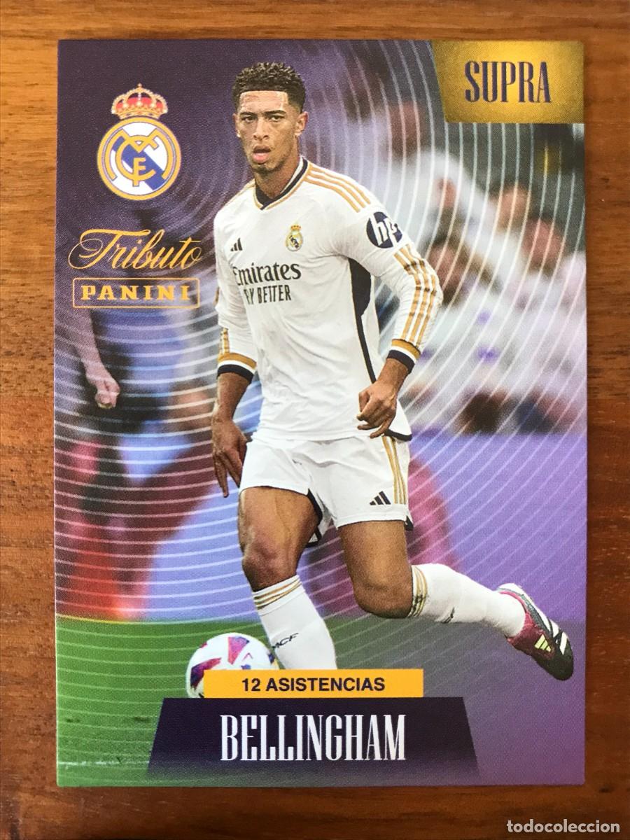 Cromos de f&uacute;tbol: BELLINGHAM - SUPRA - 12 ASISTENCIAS - 40 - PANINI TRIBUTO REAL MADRID 2023 2024 23 24