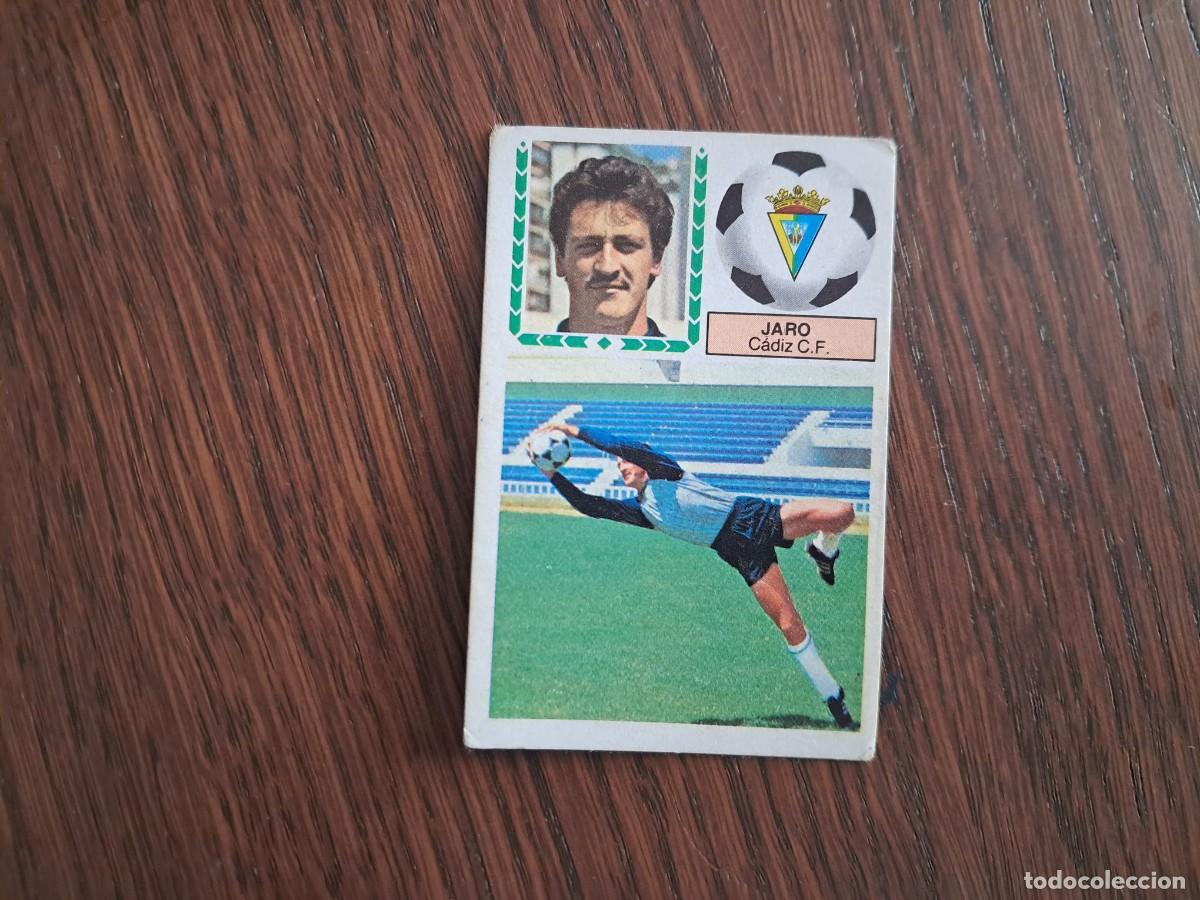 Football Stickers: cromo de futbol, edic. Este 83-84, Jaro, C&aacute;diz C.F. sin pegar.