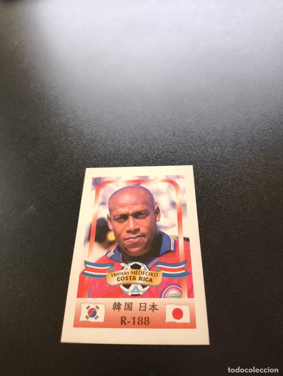 Cromos de Futebol: 188 Hern&aacute;n Medford COSTA RICA MUNDIAL WORLD CUP REYAUCA KOREA JAPAN JAPON 2002 NO PANINI LIGA