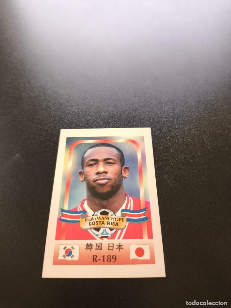 Fu&szlig;ball-Sticker: 189 Paulo Wanchope MALAGA COSTA RICA MUNDIAL WORLD CUP REYAUCA KOREA JAPAN JAPON 2002 NO PANINI LIGA