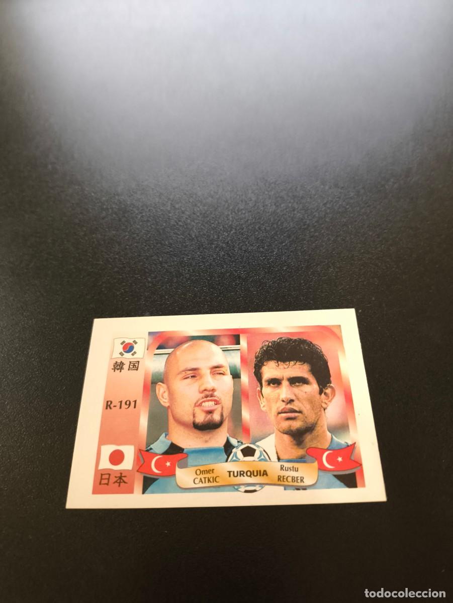 Fu&szlig;ball-Sticker: 191 Catkic Rustu TURQUIA TURKEY MUNDIAL WORLD CUP REYAUCA KOREA JAPAN JAPON 2002 NO PANINI LIGA