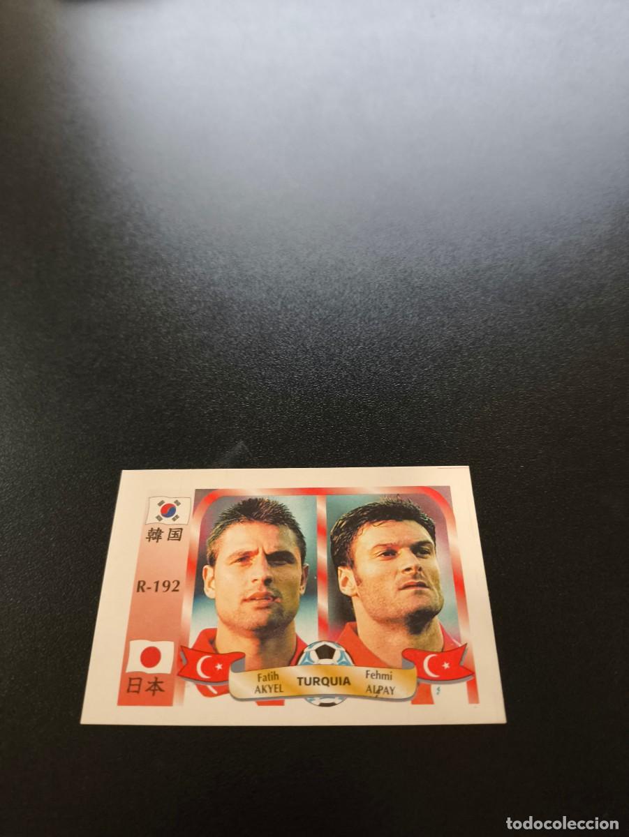 Fu&szlig;ball-Sticker: 192 Akyel Alpay TURQUIA TURKEY MUNDIAL WORLD CUP REYAUCA KOREA JAPAN JAPON 2002 NO PANINI LIGA
