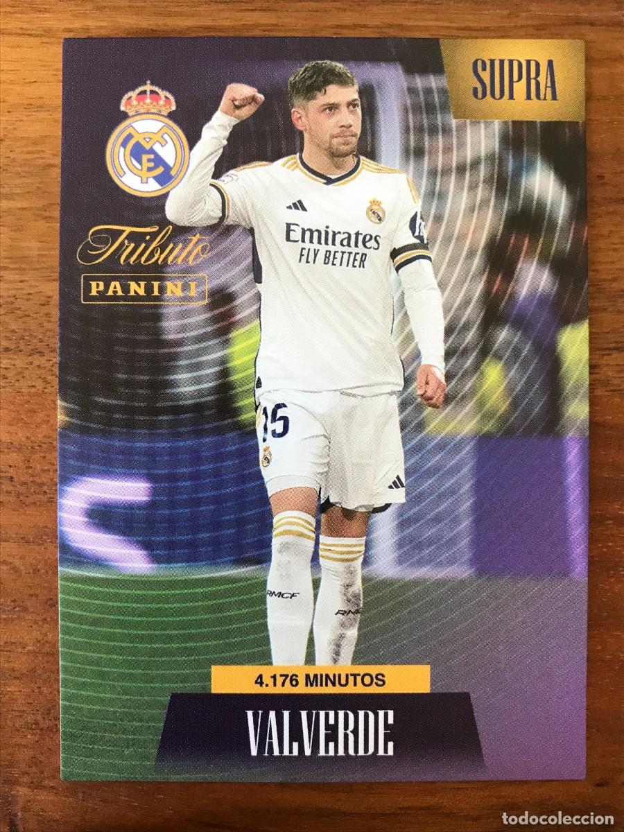 Fu&szlig;ball-Sticker: VALVERDE - SUPRA - 4176 MINUTOS - 38 - PANINI TRIBUTO REAL MADRID 2023 2024 23 24