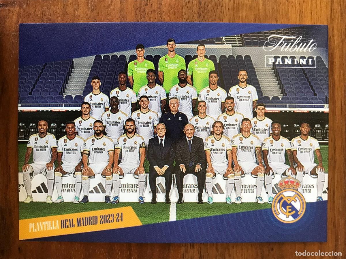 Cromos de f&uacute;tbol: PLANTILLA REAL MADRID 2023 24 - 4 - PANINI TRIBUTO REAL MADRID 2023 2024 23 24