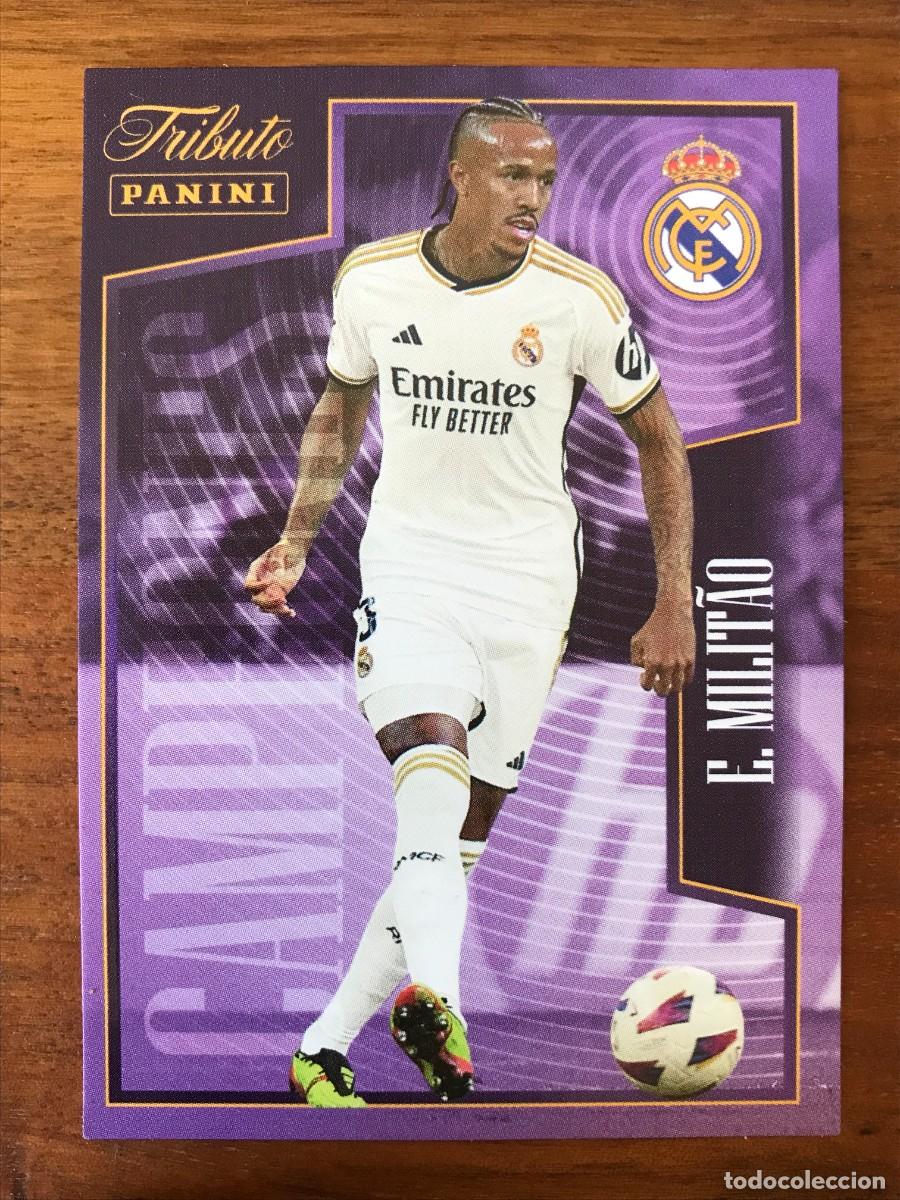 Cromos de f&uacute;tbol: EDER MILITAO - 8 - PANINI TRIBUTO REAL MADRID 2023 2024 23 24