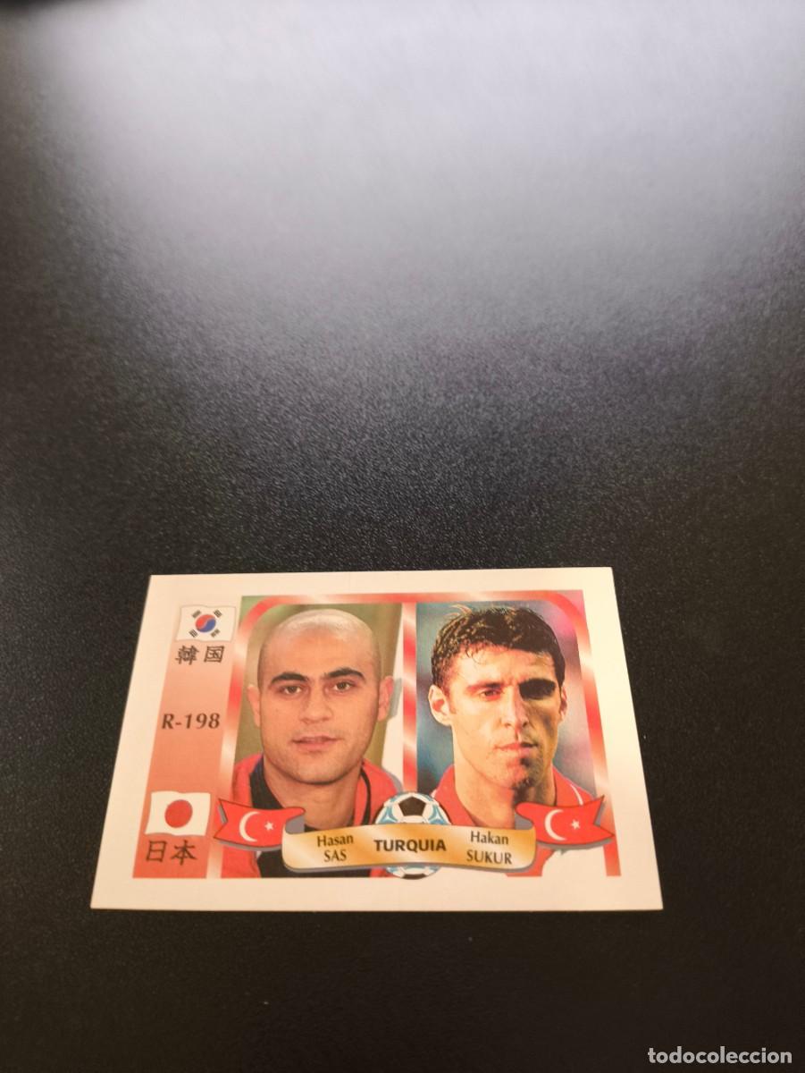 Cartes &agrave; collectionner de Football: 198 Sas Sukur TURQUIA TURKEY MUNDIAL WORLD CUP REYAUCA KOREA JAPAN JAPON 2002 NO PANINI LIGA