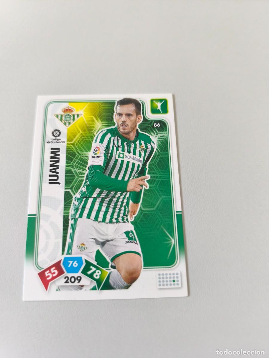 Cromos de f&uacute;tbol: ADRENALYN XL 2019 2020 19 20 JUANMI BETIS 86 H4