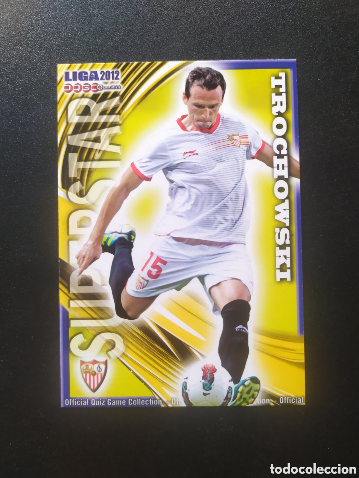 Cromos de f&uacute;tbol: Mundicromo fichas Liga 2011 2012 11 12 Trochowski superstar mate n&deg; 132 Sevilla