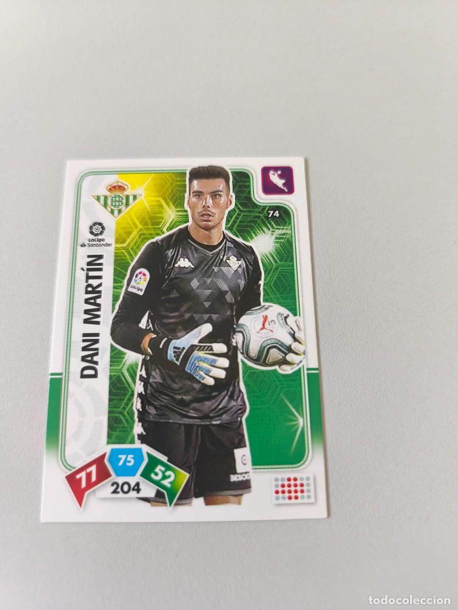 Cromos de f&uacute;tbol: ADRENALYN XL 2019 2020 19 20 DANI MARTIN BETIS 74 H4