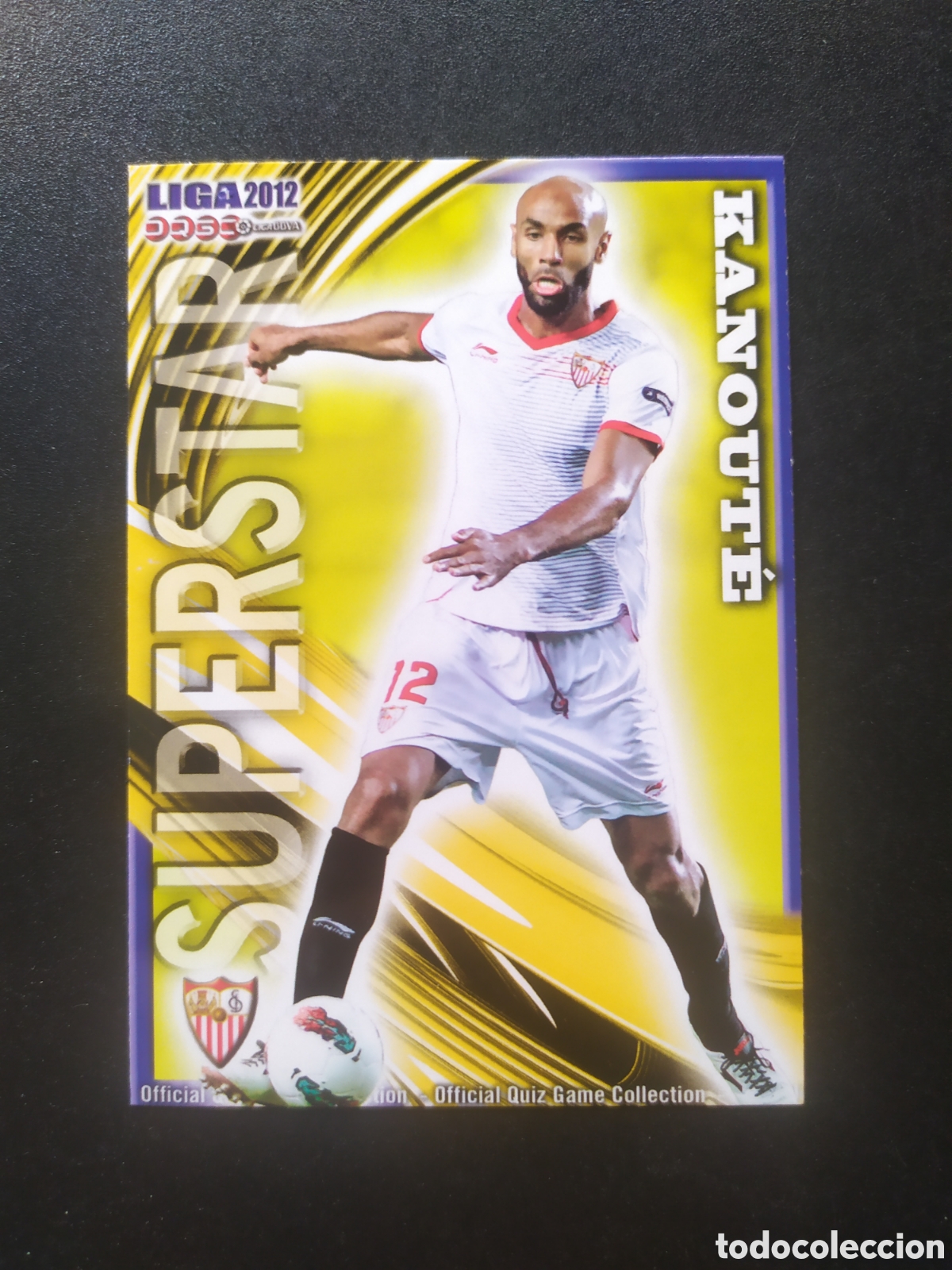 Football Stickers: Mundicromo fichas Liga 2011 2012 11 12 Kanoute superstar mate n&deg; 133 Sevilla