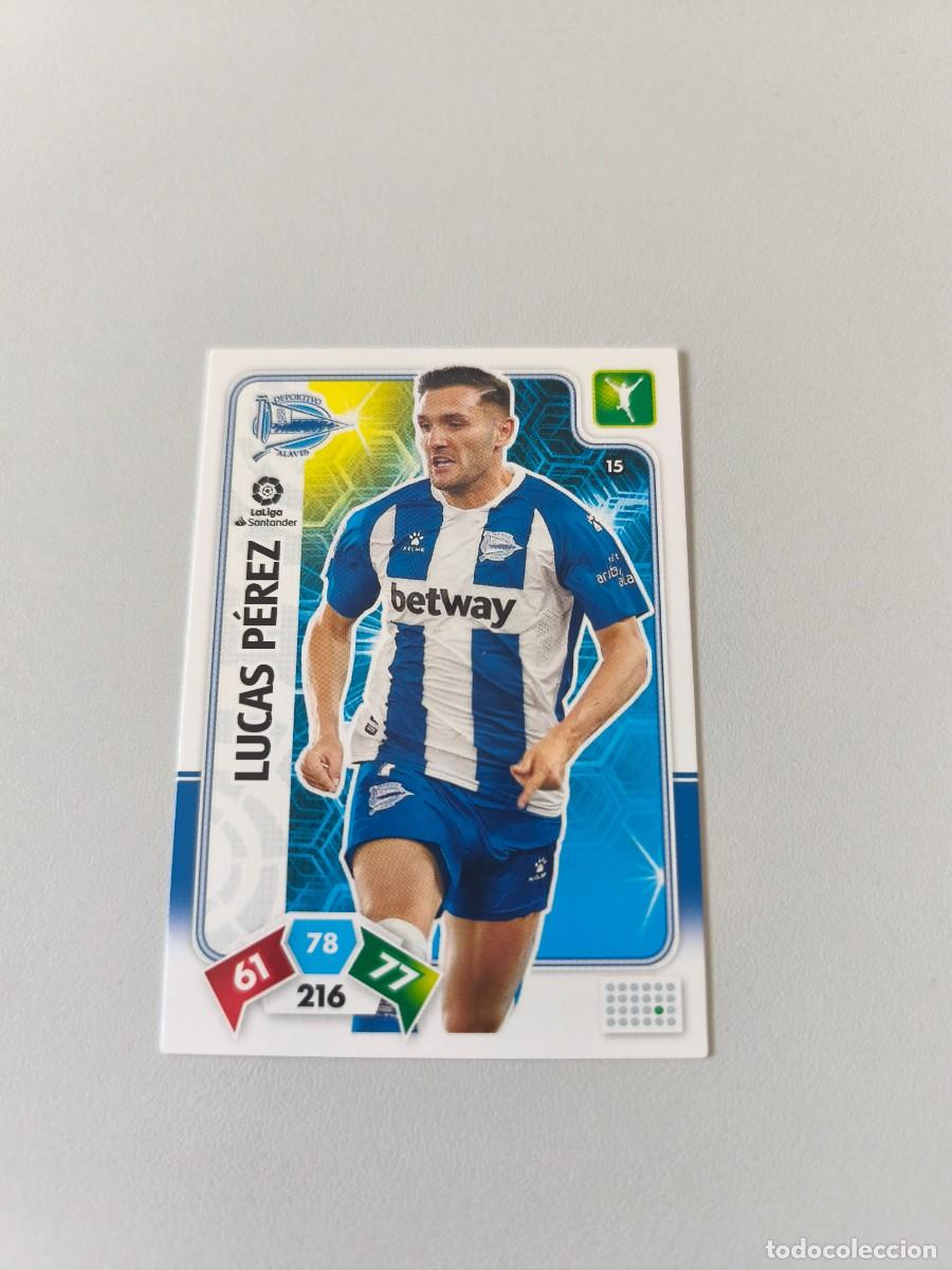 Fu&szlig;ball-Sticker: ADRENALYN XL 2019 2020 19 20 LUCAS PEREZ DEPORTIVO ALAVES 15 H4