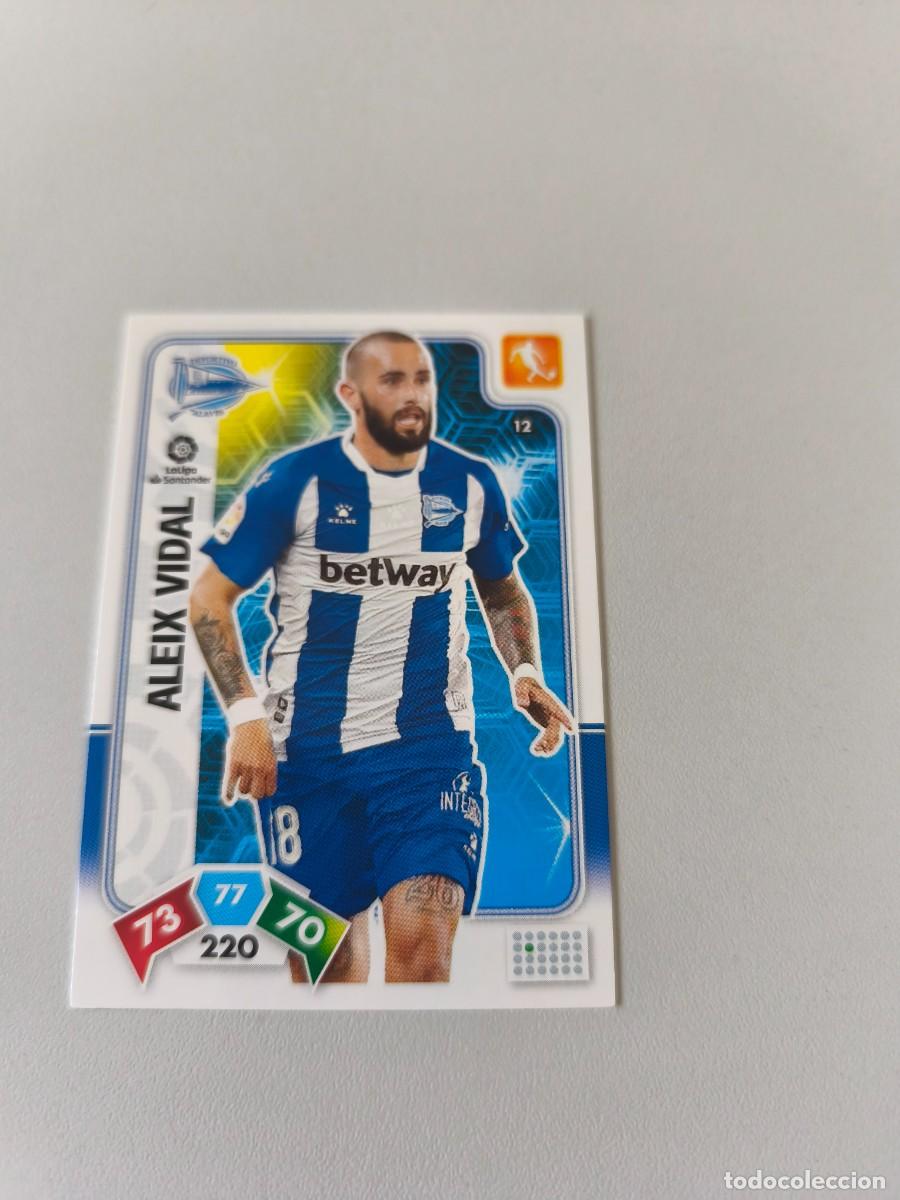 Fu&szlig;ball-Sticker: ADRENALYN XL 2019 2020 19 20 ALEIX VIDAL DEPORTIVO ALAVES 12 H4