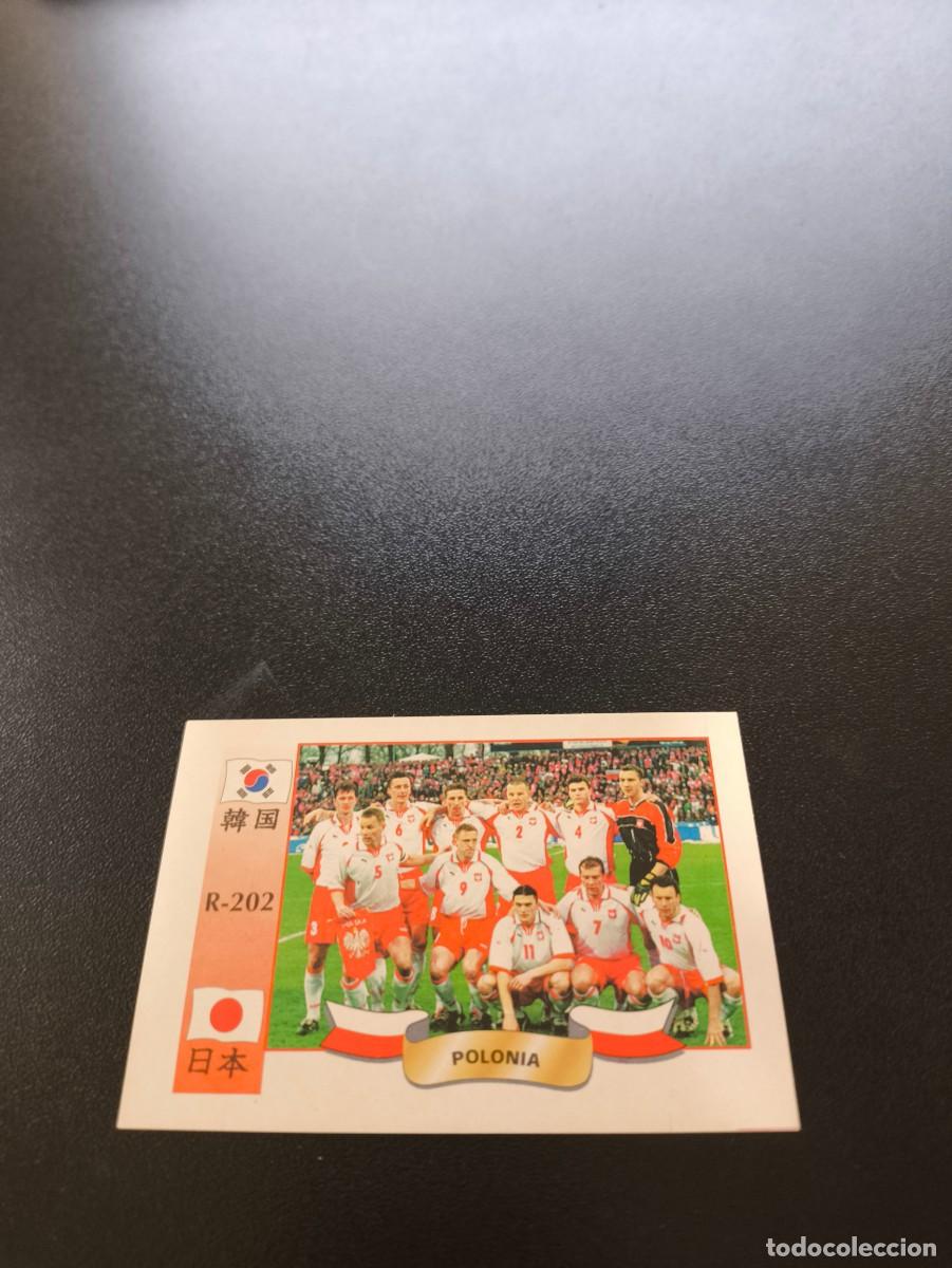 Fu&szlig;ball-Sticker: 202 Selecci&oacute;n Polonia TEAM POLAND MUNDIAL WORLD CUP REYAUCA KOREA JAPAN JAPON 2002 NO PANINI LIGA