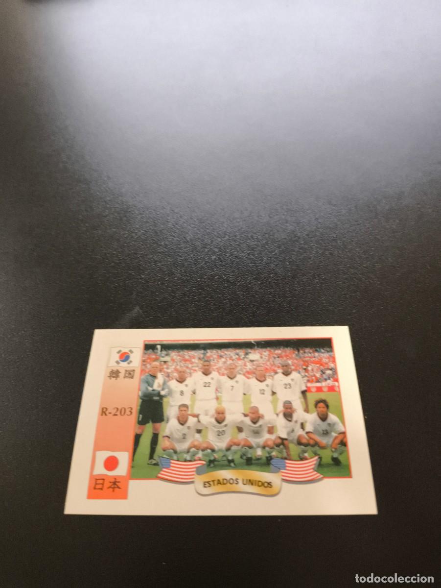Fu&szlig;ball-Sticker: 203 Selecci&oacute;n USA TEAM EEUU MUNDIAL WORLD CUP REYAUCA KOREA JAPAN JAPON 2002 NO PANINI LIGA